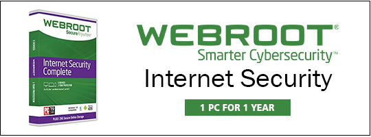 Webroot Internet Security 1PC - 1Year